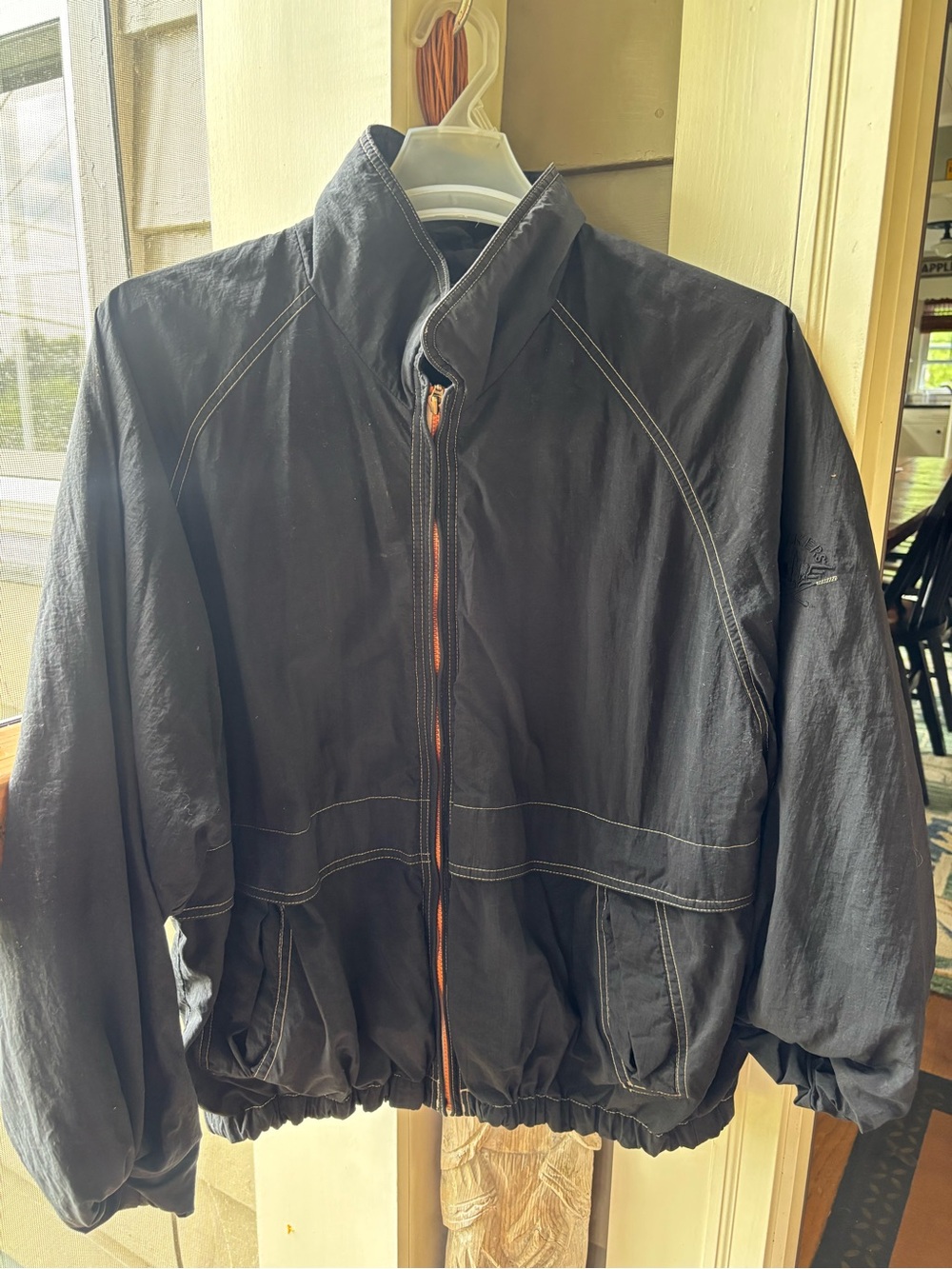 Vintage Docker’s Black Lightweight Stand-Collar Jacket